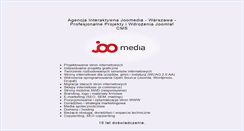 Desktop Screenshot of joomedia.pl